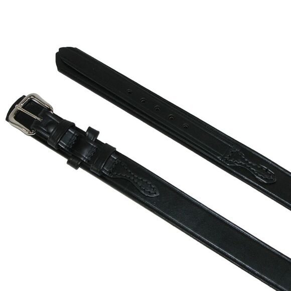 Boston Leather Men's Heavy Duty Leather Ranger Work Belt - Picture 2 of 3